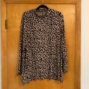 LB leopard tunic